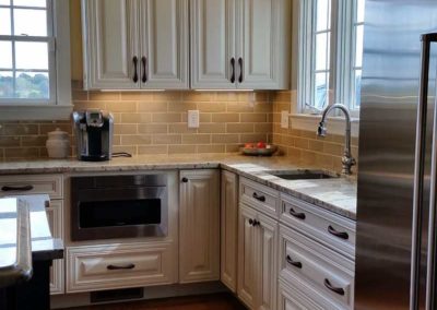 Completed kitchen by Mountaineer Kitchens and Baths