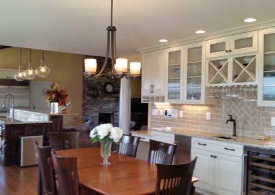 Large kitchen renovation by Mountaineer Kitchens and Baths