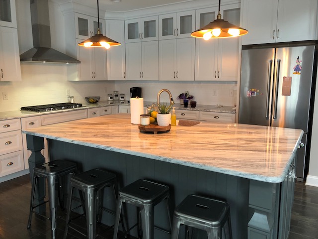 Remodeled kitchen by Mountaineer Kitchens & Baths