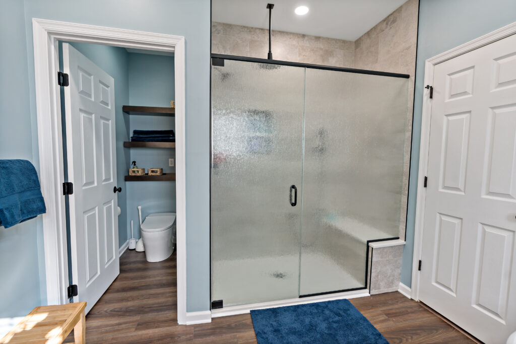 walk-in shower