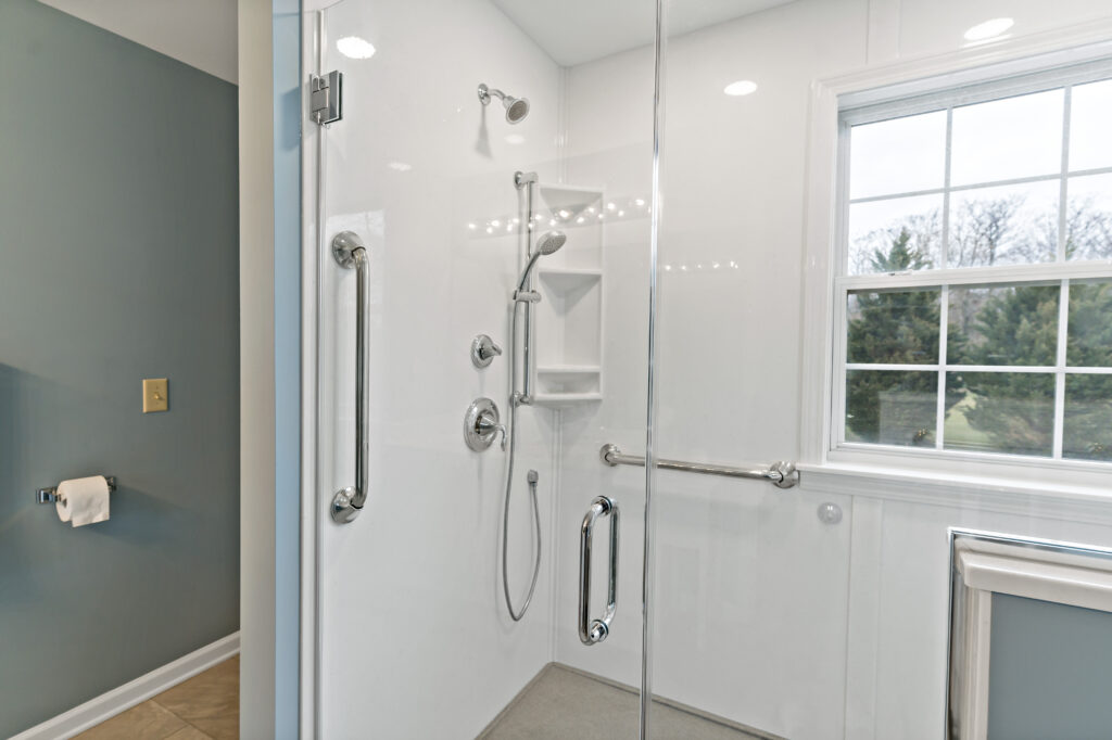 ADA bathroom shower