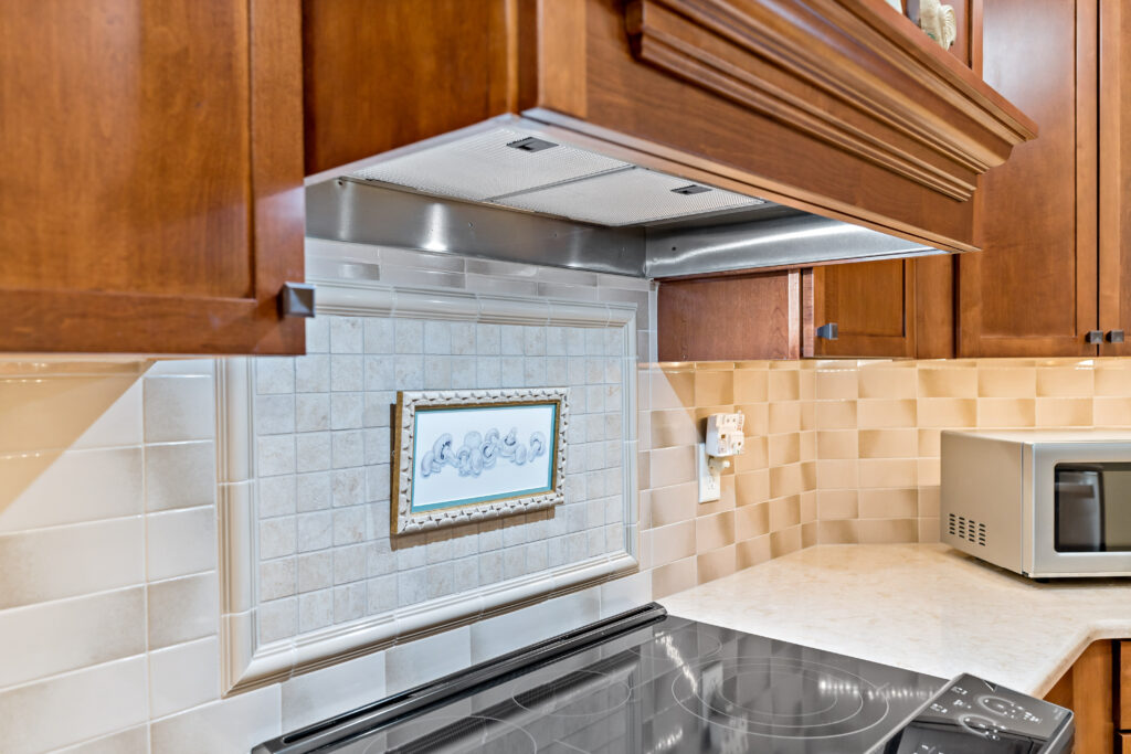 stylish backsplash