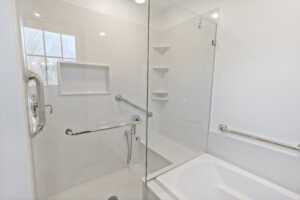 walk-in shower