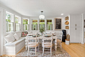 custom kitchen and dining room