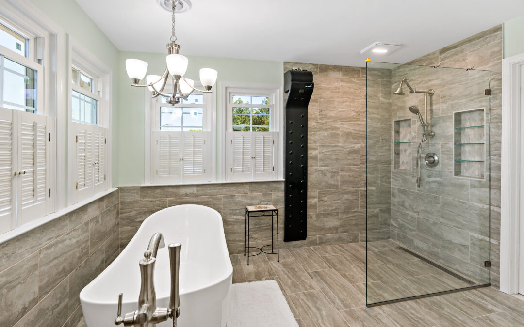 A Beautiful Bathroom Retreat for the Glaus Family in Harpers Ferry