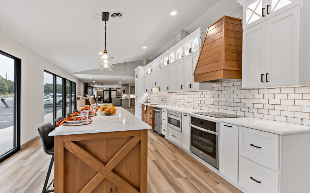 kitchen remodel with wood accents