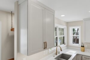 kitchen remodel with custom cabinets