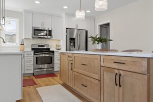 kitchen remodel with custom cabinets