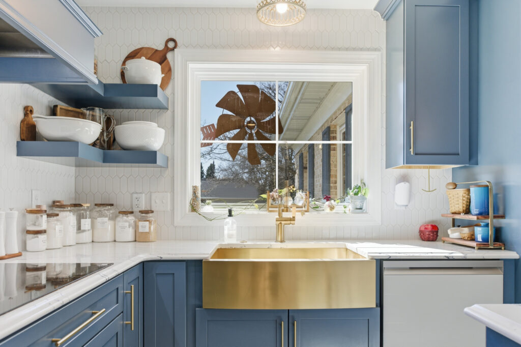 custom gold kitchen sink