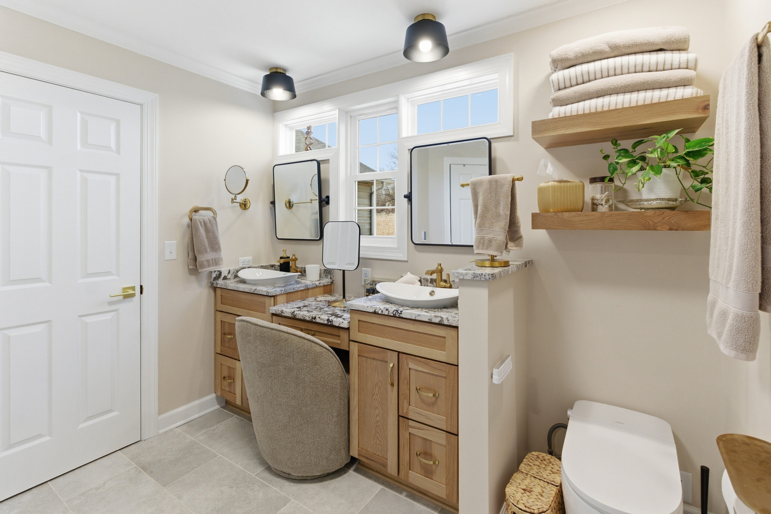 Custom cabinetry and countertops